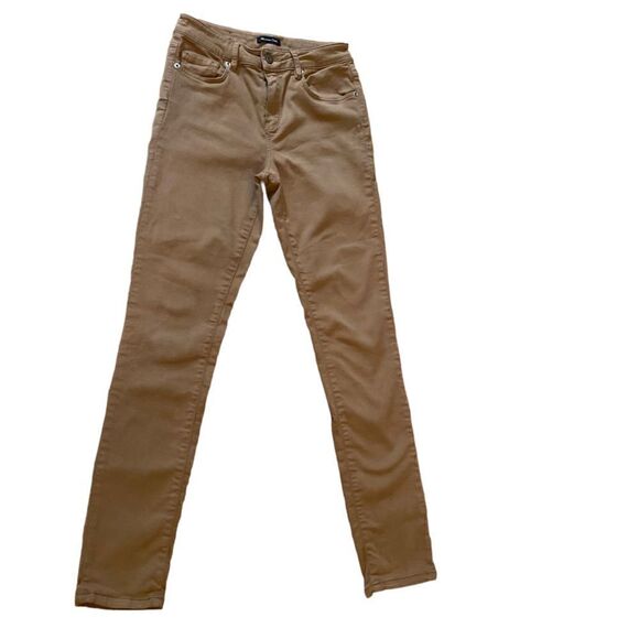 Massimo Dutti Womens Skinny Fit Jeans Size 2 Camel - Picture 2 of 6